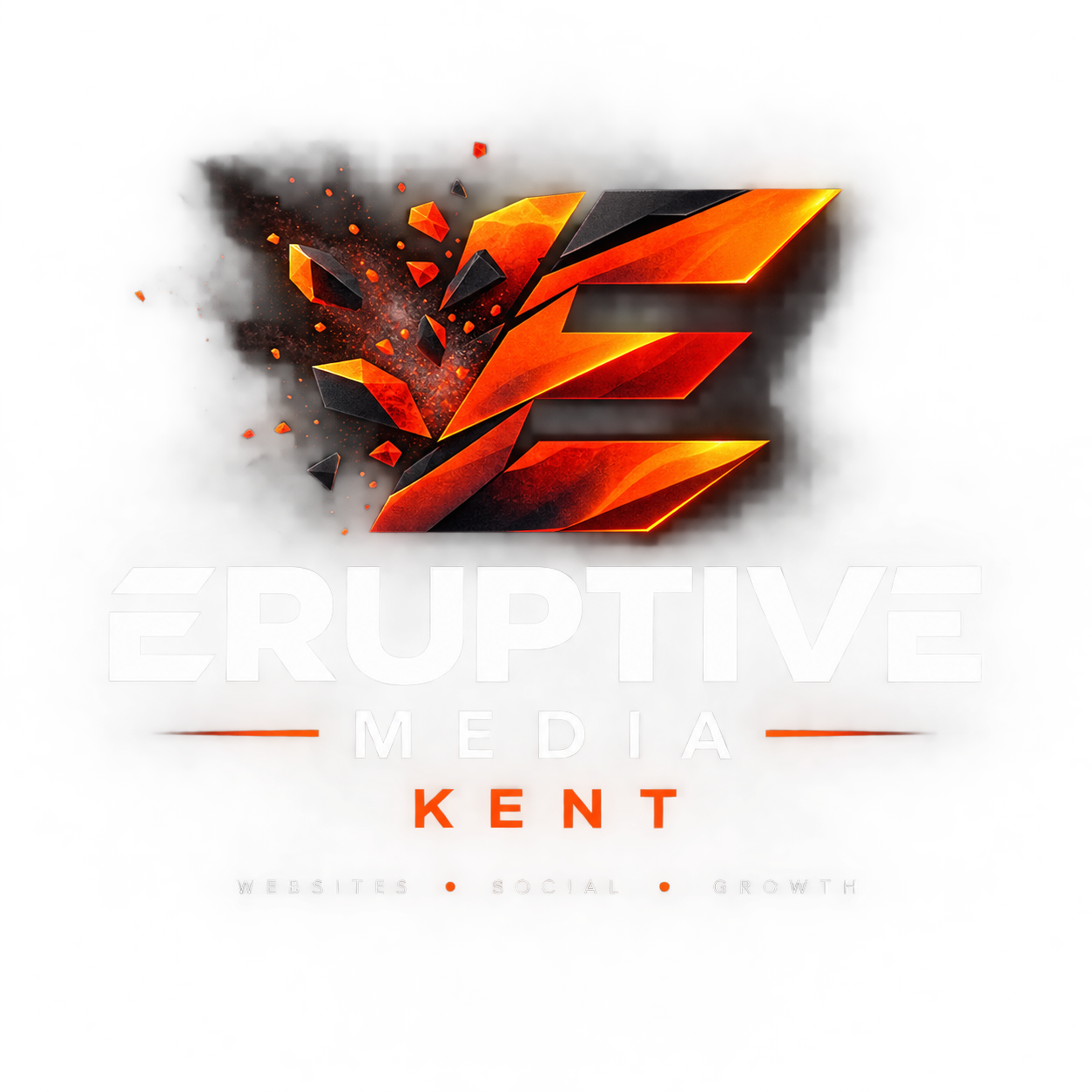 Eruptive Media Kent brand mark